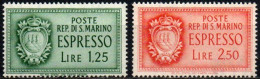 1943 - San Marino E 9/E 10 Espressi  ++++++ - Nuovi