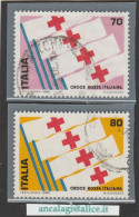 USATI ITALIA 1980 - Ref.0427 "MOSTRA FRANCOBOLLO CROCE ROSSA" Serie Di 2 Val. - - 1971-80: Used