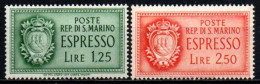 1943 - San Marino E 9/E 10 Espressi  ++++++ - Nuovi