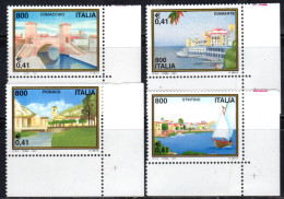 Italia 2001 Serie Turistica 4 Valori Nuovi Perfetti (vedi Descrizione) - 2001-10:  Nuevos