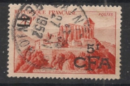 REUNION - 1949-52 - N°YT. 298 - St Bertrand De Comminges 5f Sur 20f - Oblitéré / Used - Used Stamps