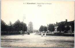 59 WORMHOUT - La Grande Place Et Le Kiosque  - Wormhout