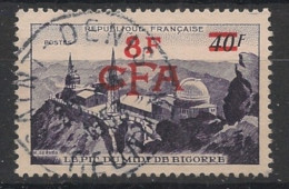 REUNION - 1949-52 - N°YT. 302A - Pic Du Midi 8f Sur 40f - Oblitéré / Used - Usati