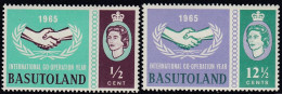 Basutoland 1965 - International Co-operation Year - Mi 97-98 ** MNH - 1965-1966 Autonomia Interna