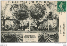 PARIS I RUE GOMBOUST ETABLISSEMENTS DUPONT BARBIER   G. GOURLIN SUCCESSEUR  FRUITS PRIMEURS Ref 1 - Paris (01)