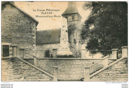 FLAYAT MONUMENT AUX MORTS - Autres & Non Classés