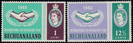 Bechuanaland 1965 - International Co-operation Year - Mi 179-180 ** MNH - 1965-1966 Interne Autonomie