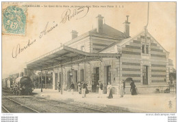 CORMEILLES LE QUAI DE LA GARE AVEC LE TRAIN - Cormeilles En Parisis