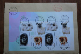 China.Souvenir Autoadhesive Sheet  On Registered Envelope - Covers & Documents