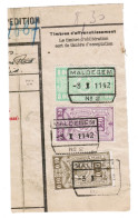 Fragment Bulletin D'expedition, Obliterations Centrale Nettes MALDEGEM - Used