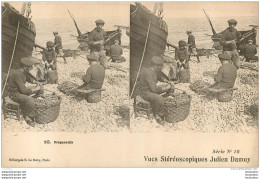 PECHE PREPARATIFS VUES STEREOSCOPIQUES JULIEN DORMOY - Pêche