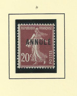 Timbre Type Semeuse Fond Plein  N° 139 Ci 2  Yvert , N° 46 Maury Neuf Avec Charnière * - Lehrkurse