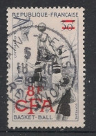 REUNION - 1955-56 - N°YT. 326 - Basket-ball 8f Sur 30f - Oblitéré / Used - Gebruikt