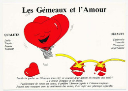 CPSM / CPM 10.5 X 15 Signe Du Zodiaque Astrologie Horoscope Les GEMEAUX ET L'AMOUR - Astrologie