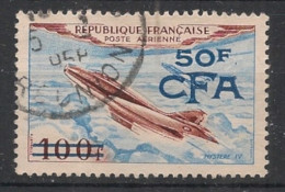 REUNION - 1954 - Poste Aérienne PA N°YT. 52 - Mystère IV 50f Sur 100f - Oblitéré / Used - Aéreo