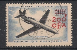 REUNION - 1957-58 - Poste Aérienne PA N°YT. 56 - Caravelle 200f Sur 500f - Oblitéré / Used - Airmail