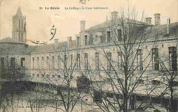 33 - La Réole - Le Collège - La Cour Intérieure - Etat Coups Visible - Oblitération Ronde De 1915 - CPA - Voir Scans Rec - La Réole