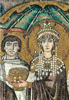 Art - Mosaiques Religieuses - Ravenna - S Vitale - L'Impératrice Theodora - CPM - Voir Scans Recto-Verso - Gemälde, Glasmalereien & Statuen