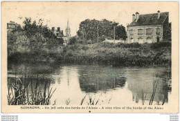 SOISSONS UN JOLI COIN DES BORDS DE L'AISNE - Soissons