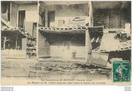 JUVIGNY LES INONDATIONS 1910 LA MAISON DE L'ABBE COLLARD - Autres & Non Classés