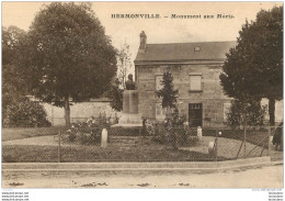 HERMONVILLE MONUMENT AUX MORTS - Autres & Non Classés