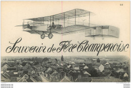 FERE CHAMPENOISE SOUVENIR DE FERE   AVIATION PRECURSEUR - Fère-Champenoise