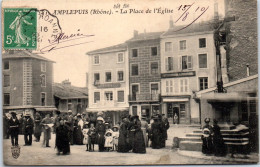 69 AMPLEPUIS - La Place De L'eglise. - Amplepuis
