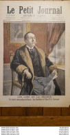 LE PETIT JOURNAL SUPPLEMENT ILLUSTRE 01/1898 AMBASSADEUR DE RUSSIE LE PRINCE OUROUSSOF ET UN NOUVEAU VACHER - 1850 - 1899