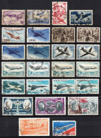 Poste Aérienne - De 1934 à 1985 - 25 Timbres - Oblitérés - Autres & Non Classés