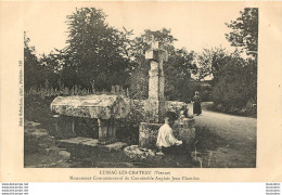 LUSSAC LES CHATEAUX  MONUMENT COMMEMORATIF DU CONNETABLE ANGLAIS JEAN CHANDOS - Lussac Les Chateaux