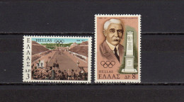 Greece 1971 Olympic Games, 75th Anniv. Of Olympic Games Set Of 2 MNH - Verano 1972: Munich