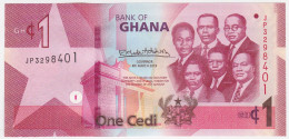 Ghana NEW - 1 Cedi 4.3.2019 - UNC - Ghana