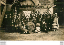 FANFARE OU GROUPE MUSICAL LES BOUTS DE BOIS CARTE PHOTO Ref1 - A Identifier