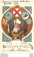 IRELAND SOUVENIR ANNIVERSAIRE DE LA SAINT PATRICK EN 1932 AVEC RELIEF DORE - Andere & Zonder Classificatie