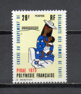POLYNESIE  N°  93   NEUF SANS CHARNIERE COTE  13.30€    CRECHE - Unused Stamps