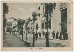 Cartolina Viaggiata Affrancata Chieti Villa Comunale 1941 Francobollo 20 Lire - Chieti