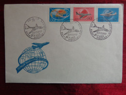 1959 - FDC - CCCP (RUSSIA), FIRST JET FLIGHT FROM MOSCA - Collections (sans Albums)