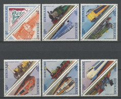 SURINAM 1985 N° 1002/1013 ** Neufs MNH Superbes C 13 € Trains Locomotives Autorail TGV Shinkansen Transports - Surinam