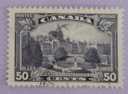 CANADA YT 188 OBLITÉRÉ "LE PARLEMENT A VICTORIA" ANNÉE 1935 - Oblitérés