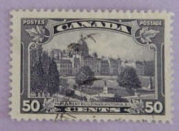 CANADA YT 188 OBLITÉRÉ "LE PARLEMENT A VICTORIA" ANNÉE 1935 - Usados