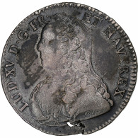 France, Louis XV, 1/2 Ecu Aux Branches D'olivier, 1728, Strasbourg, Argent, TB+ - 1715-1774 Louis XV Le Bien-Aimé