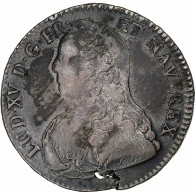 France, Louis XV, 1/2 Ecu Aux Branches D'olivier, 1728, Strasbourg, Argent, TB+ - 1715-1774 Louis  XV The Well-Beloved