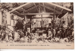 Carte Postale Ancienne Roquefort - Petit Montmartre De Roquefort. Messe Sous Bois - Roquefort