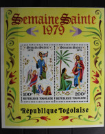 Togo Block 149 Mit 1406-1407 Postfrisch Weihnachten #RX982 - Togo (1960-...)