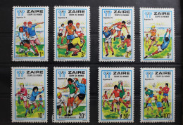 Zaire 558-565 Postfrisch Fußball WM #RY028 - Otros & Sin Clasificación