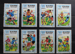 Zaire 558-565 Postfrisch Fußball WM #RY029 - Other & Unclassified