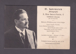 Rare CPA Publicitaire Verdun Meuse Pour Le Photographe C. Laveuve Maison D' édition ( Dos Simple 58785) - Verdun