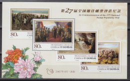 PR CHINA 2007 - Stamp Popularity Poll Souvenir Sheet MNH** OG XF - Neufs