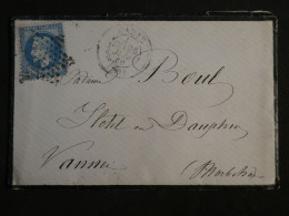 DM 15 FRANCE  LETTRE 1864 ETOILE PARIS A L HOTEL DU DAUPHIN ++  N°29+AFF. INTERESSANT +++ - 1849-1876: Klassik
