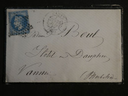 DM 15 FRANCE  LETTRE 1864 ETOILE PARIS A L HOTEL DU DAUPHIN ++  N°29+AFF. INTERESSANT +++ - 1849-1876: Classic Period